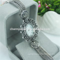 Latest Luxury Fashion Fancy Skeleton Alloy Wrist Watch For Women B024